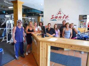 A closer view inside A Santé Fitness